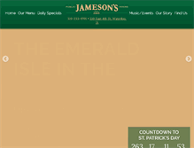 Tablet Screenshot of jamesonspublichouse.com
